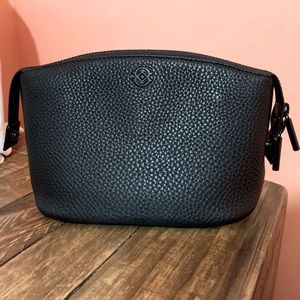 Dagne Dover Small Lola Leather Cosmetics Pouch